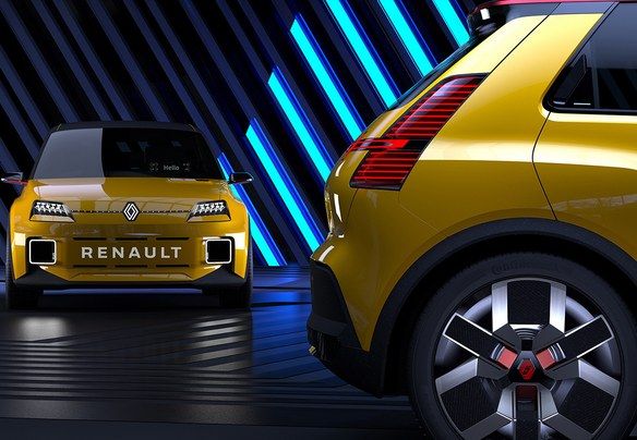 Renault 5 Prototype, face avant et détail arrière