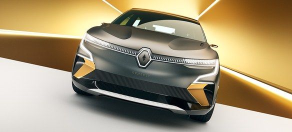 Concept Mégane eVision, face avant en plongée