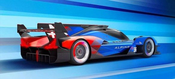 A424, trois quarts arrière, lignes de vitesse bleues